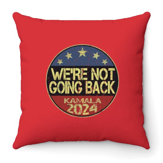 Kamala Harris 2024 For President Campaign Throw Pillows