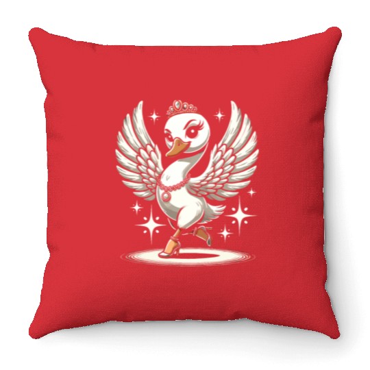 Tribal Fusion Rhythmic Dance Art For Belly Dance Throw Pillows