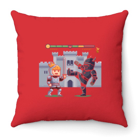 Epic Fight Classic Throw Pillows