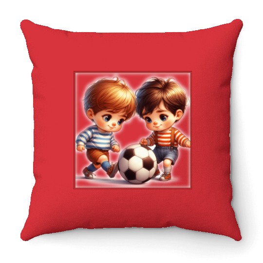 Sport is part of human culture. Throw Pillows