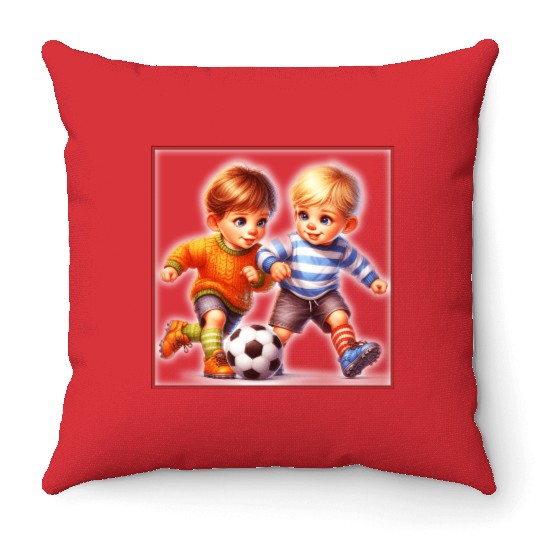 Sport is part of human culture. Throw Pillows