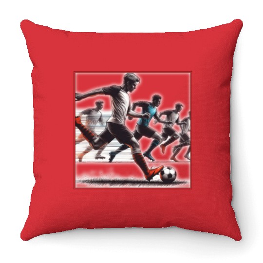 Sport is part of human culture. Throw Pillows