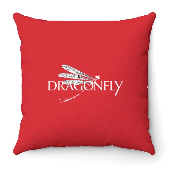 Beautiful Dragonfly Insect Lover for a Insect Throw Pillows