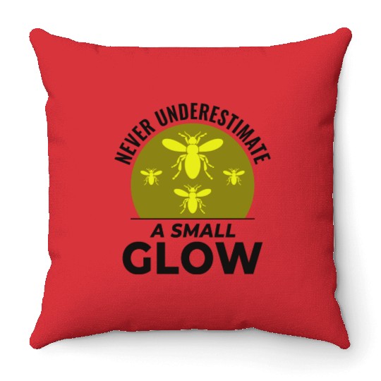 Fireflies Firefly Lightning Bug Insect Collector Throw Pillows