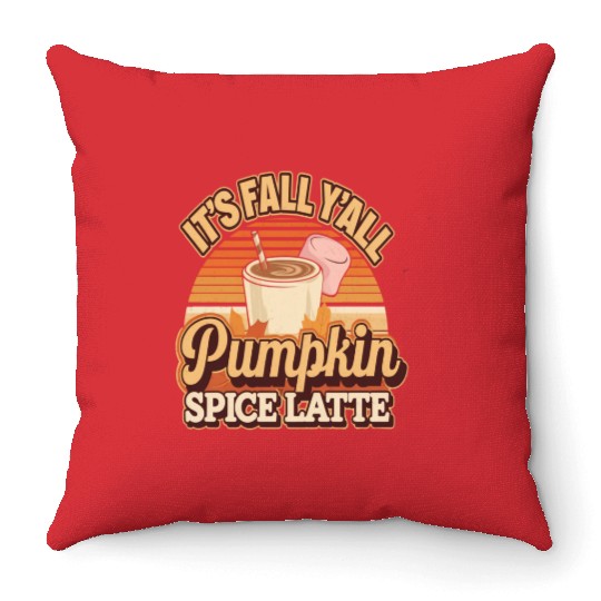 I Heart Pumpkin Spice Throw Pillows