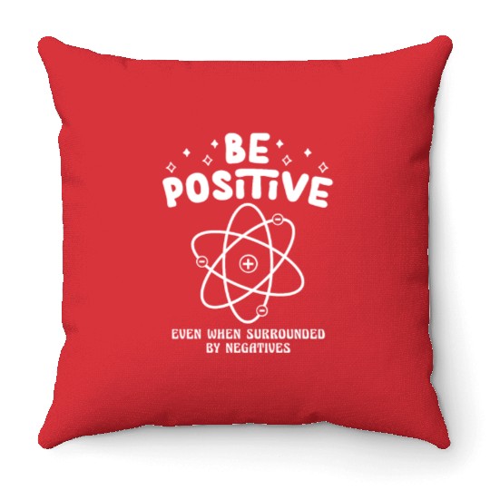 Physics, Biology, Science Math Teacher Chemistry Throw Pillows