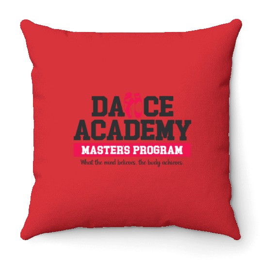 Dance Academy - Master’s Program Throw Pillows