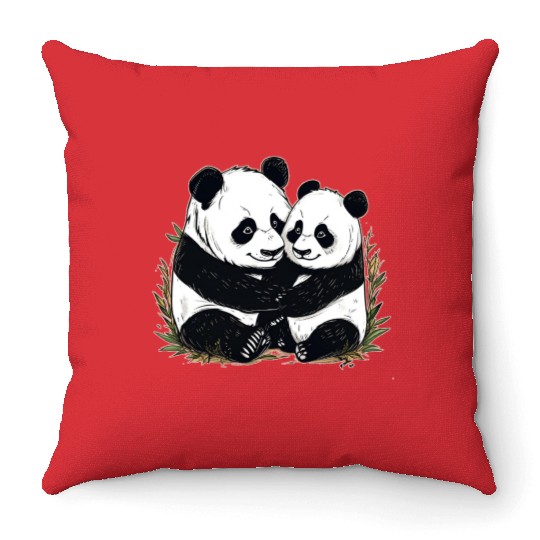 Panda Throw Pillows