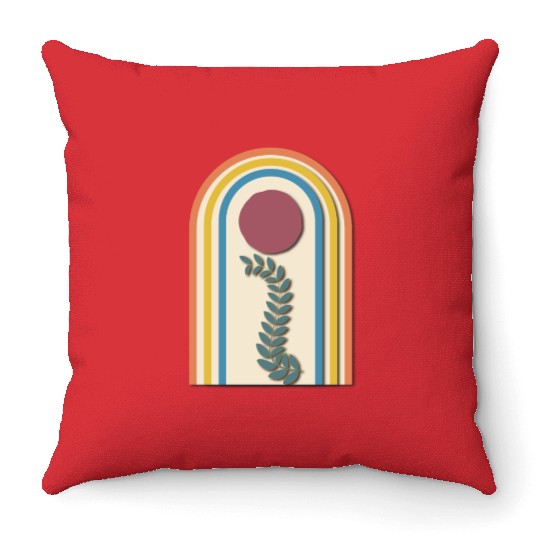 Boho Planet Throw Pillows