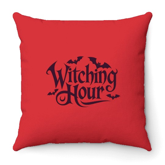 Witching Hour Throw Pillows