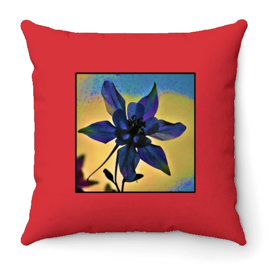 Columbine Color Throw Pillows