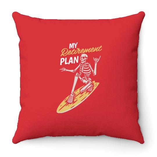 Retirement Plan Throw Pillows