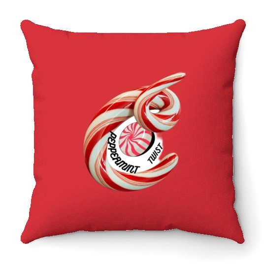 Peppermint Candy Throw Pillows