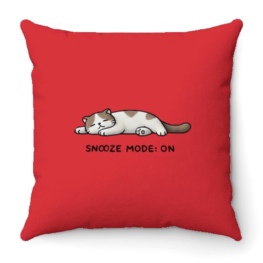 Catnap Chill Throw Pillows
