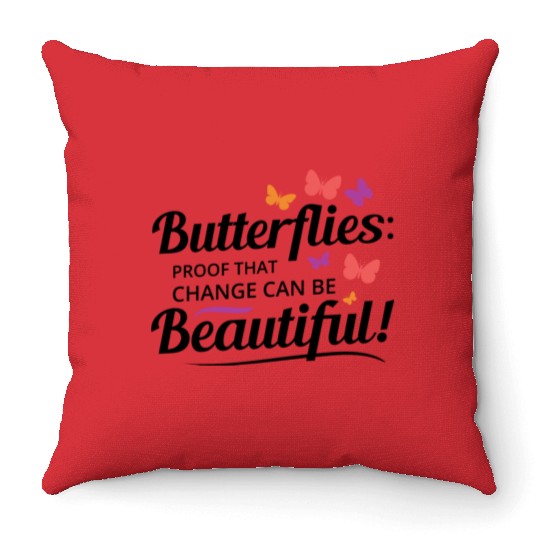 Butterfly Butterflies Insect Collector Entomology Throw Pillows