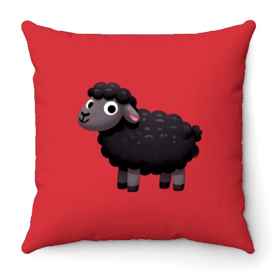 BLACK SHEEP for the Black Sheep of the family! Throw Pillows