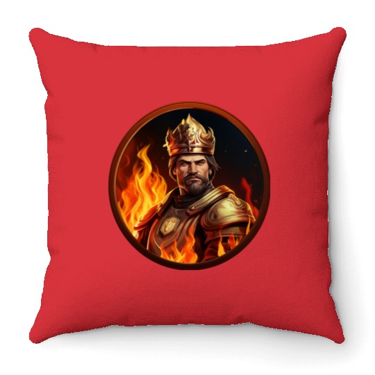 Kings Fire Brigade Throw Pillows