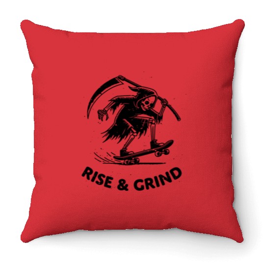 Rise & Grind Throw Pillows