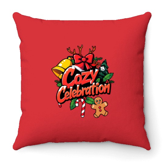 Cozy Holidays Throw Pillows