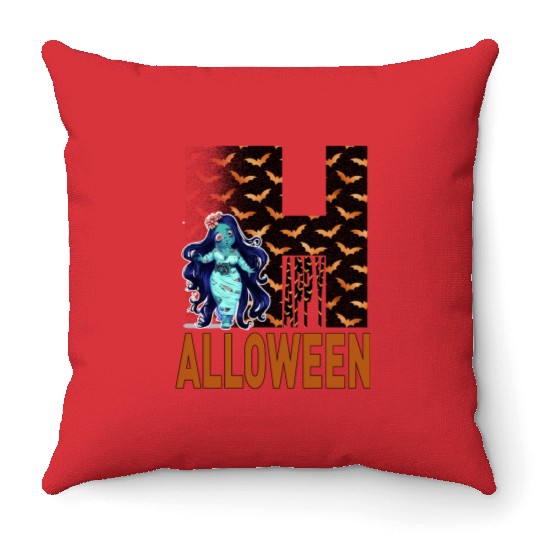 Happy Halloween 2024 Throw Pillows