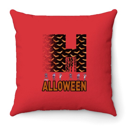Happy Halloween 2025 Throw Pillows