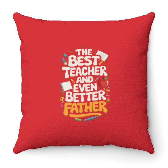 Education Educator Teach Teaching School Teacher Throw Pillows
