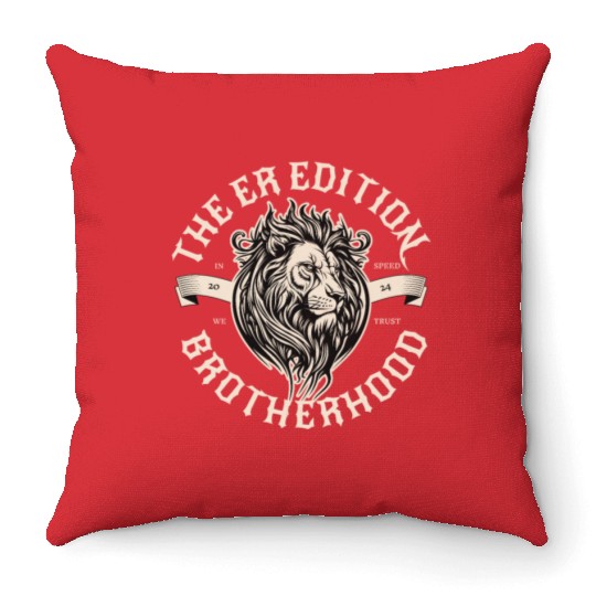 Best The ER Brotherhood Edition 2024 Male Nurse Throw Pillows