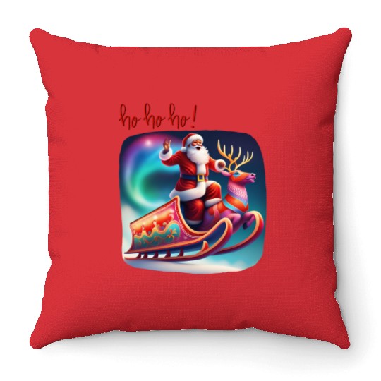 Ho Ho Ho Throw Pillows