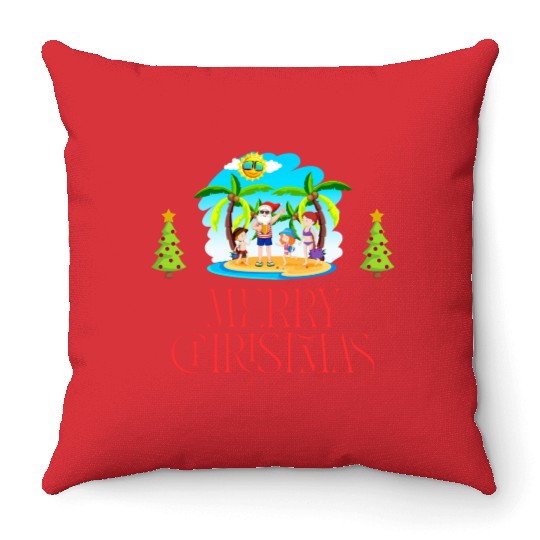 A Holly Jolly Christmas Adventure Throw Pillows