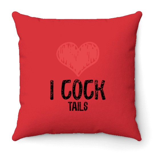 Funny I Love Cocktails 3 Throw Pillows