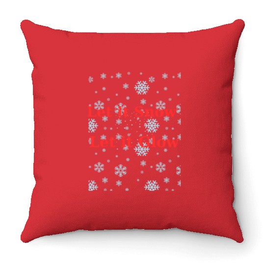 Christmas Cheer in a cup Funny Christmas on Bella Throw Pillows