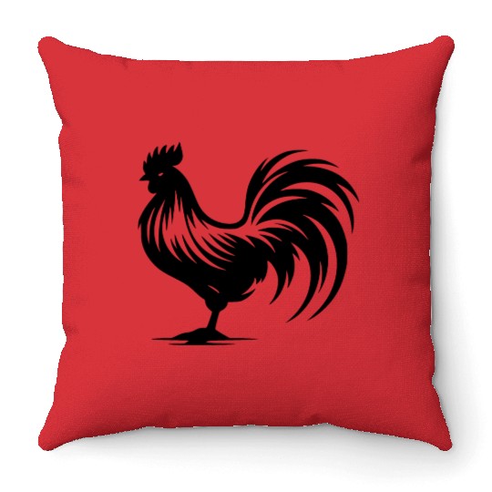 Classic Farm Gockel Throw Pillows