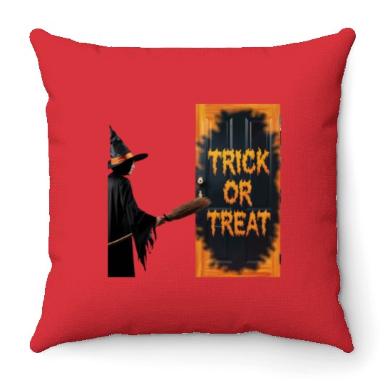 Witching Hour: Trick or Treat Throw Pillows