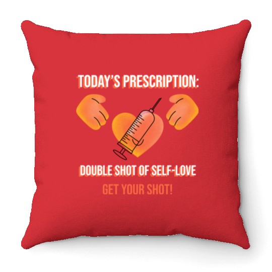 Todays prescription Love Single Hot Doctor Nurse Throw Pillows
