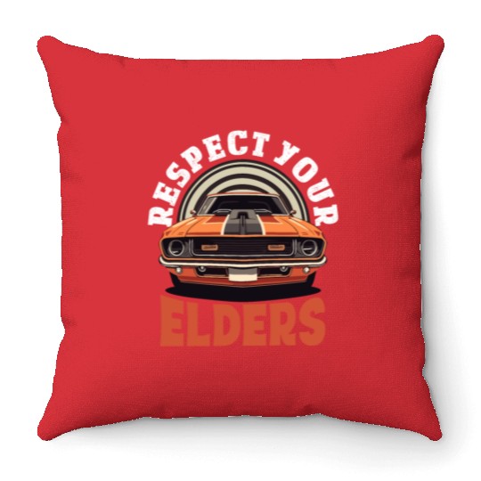 Funny Car Guy 8 Throw Pillows