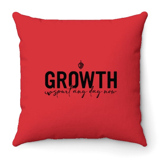Growth spurt any day now Throw Pillows
