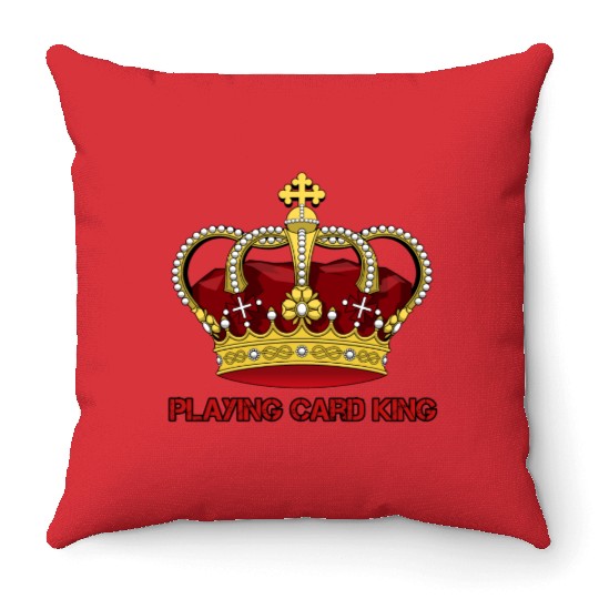 Playing card king ## Throw Pillows