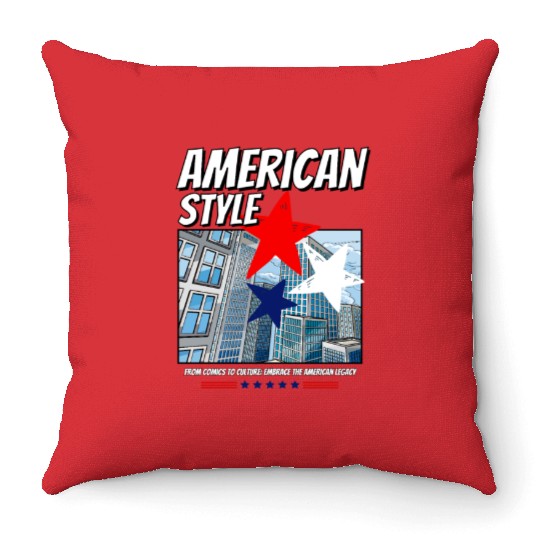 From Comics to Culture: Embrace the American style Throw Pillows