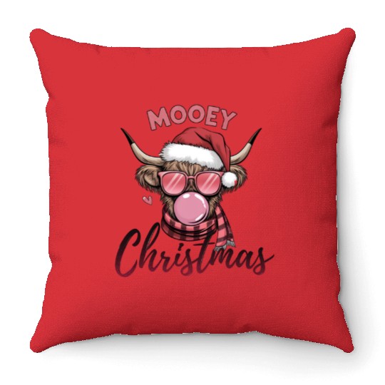 Cute Christmas, Merry Christmas Throw Pillows