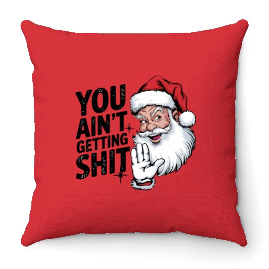 Santa Claus Christmas, Merry Christmas Throw Pillows