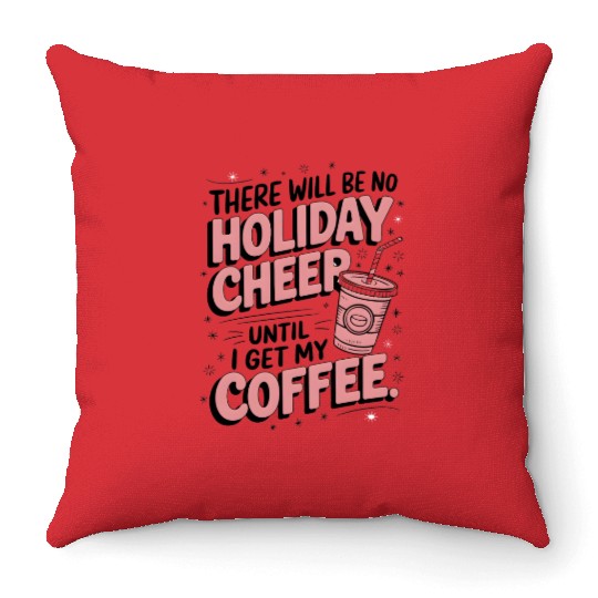 Hot Cocoa Christmas Throw Pillows