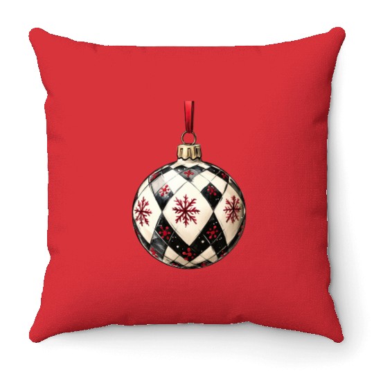 Merry Christmas, Christmas Vintage Throw Pillows