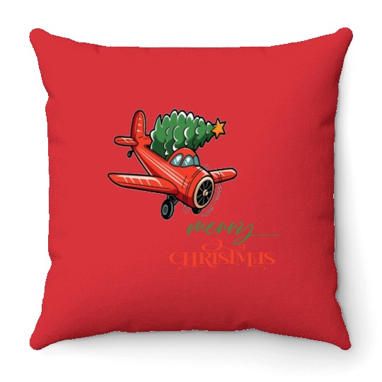 MERRY CHRISTMAS 3 Throw Pillows