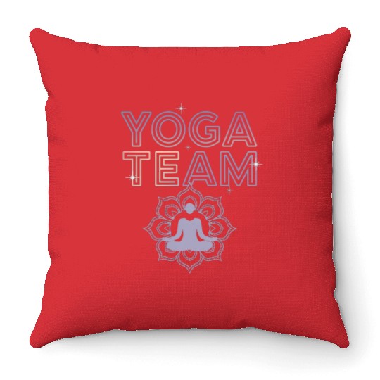 Relax and Rejuvenate with Yoga Mandala Artwork Throw Pillows