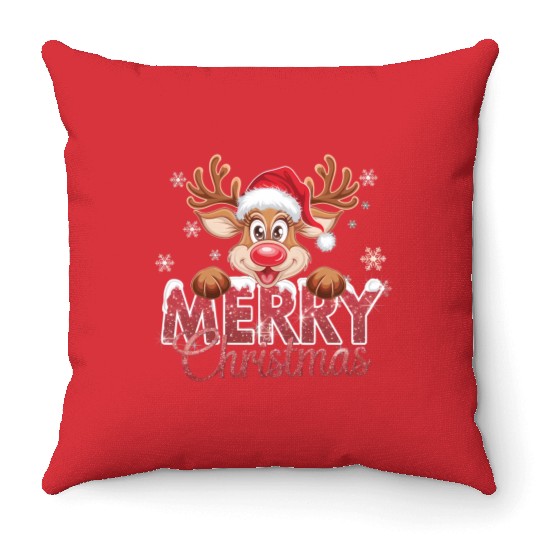 Gingerbread Christmas, Funny Christmas Throw Pillows