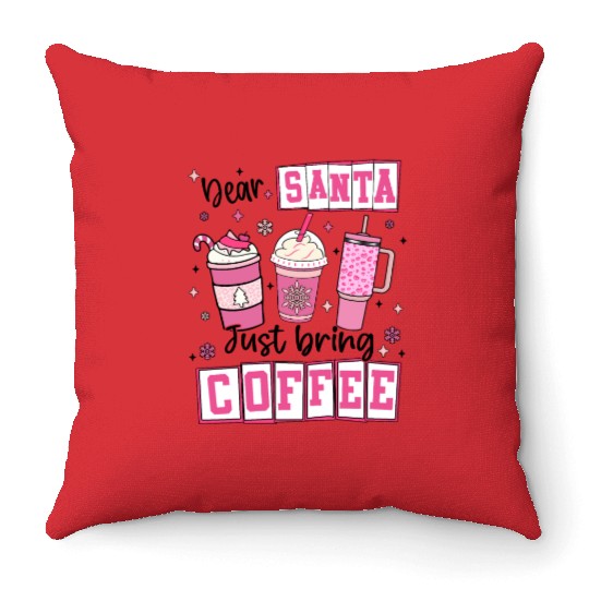 Merry Christmas, Christmas Vintage Throw Pillows