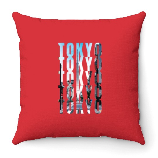 Tokyo Vibes Throw Pillows