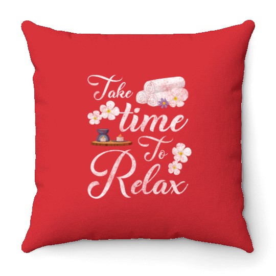 Wellness Vacation Healthy Youth Throw Pillows