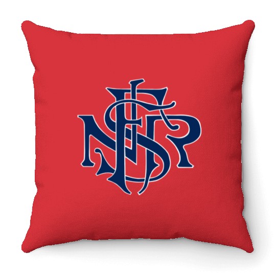 Our Lady of the Rosary of Fátima - NSRF monogram Throw Pillows