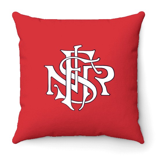 Our Lady of the Rosary of Fátima - NSRF monogram Throw Pillows